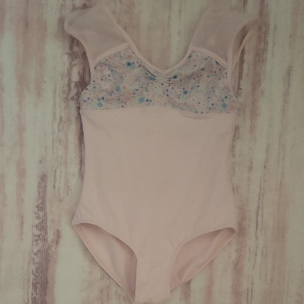 Mirella Pink Floral Kids Bodysuit